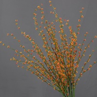 Vente en gros de branches de saule artificielles, vertes, orange, blanches, fausses branches de saule pour la décoration florale de la maison, de l'hôtel, du mariage