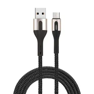 Schnelles magnetisches Ladekabel für Redmi Xiaomi Samsung Android USB 2.0 Nylon Micro USB Kabel