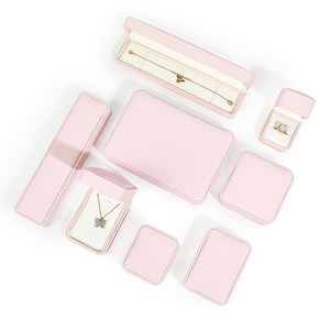 Fabrika özel logo yüzük mücevherat hediye schquality kutusu takı ambalaj kutusu kalite PU deri ile - Product Image 6