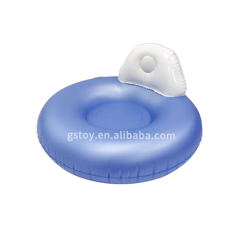 Anello di nuoto personalizzato dello schienale lettino in PVC abbronzante per piscina galleggiante gonfiabile