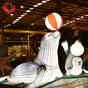 Yunyi Holiday Lights : Spectacle de lumières personnalisé pour l'extérieur, avec lanternes d'animaux de zoo, pour remise de diplômes, Ramadan, parcs, jardins et festivals de musique - Product Image 1