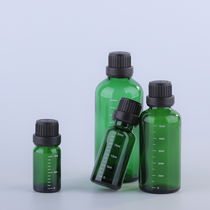 Hot bán 5ml <span class=keywords><strong>10ml</strong></span> 15ml 20ml 30ml 50ml 100ml hổ phách màu xanh màu xanh lá cây với quy mô dòng Huyết thanh tinh dầu thủy tinh Chai nhỏ giọt - Product Image 5