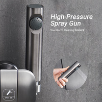 Ensemble de douche thermostatique à affichage numérique avec touches de style piano en laiton brossé, panneau de douche 4 fonctions pour salle de bain de luxe