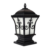 Lampadaires LED modernes en alliage d'aluminium pour extérieur, indice d'étanchéité IP65, CRI 95 élevé, 3 options de température de couleur, garantie de 5 ans, dimmables