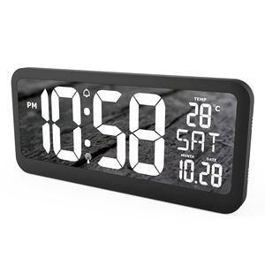 Reloj <span class=keywords><strong>Despertador</strong></span> Grande <span class=keywords><strong>Digital</strong></span> con Pantalla de Temperatura para Gimnasio, Termómetro, Función de Repetición, Calendario, Reloj <span class=keywords><strong>Despertador</strong></span> Inteligente para Escritorio, Mesa o Pared, Disponible en Línea - Product Image 1