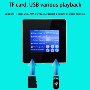 Không Dây Cho <span class=keywords><strong>Bluetooth</strong></span> Âm Thanh Phát Lại Điều Khiển Cho Nhà Thông Minh Treo Tường Nhúng Khuếch Đại Công Suất Oled Cho Khách Sạn Nền - Product Image 5
