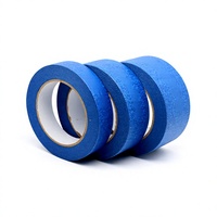 Ruban de masquage bleu résistant aux UV, résistant à la chaleur, pour la protection des surfaces de peinture