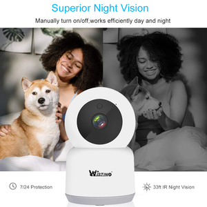 Tuya Smart 1080P cctv Audio bidirezionale Baby Monitor telecamera <span class=keywords><strong>Motion</strong></span> Detection visione notturna Tuya telecamera Cctv per interni - Product Image 4