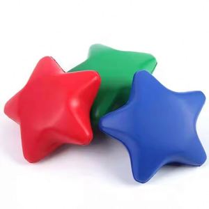 Jouets anti-stress amusants en mousse avec logo personnalisé, en forme d'étoile, pour soulager la pression et se détendre, balle anti-stress en PU pour enfants - Product Image 4
