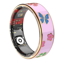 Bague connectée Fashion R19, jusqu'à 4 jours d'autonomie, étanche IP68, en acier inoxydable, compatible Android et iOS, suivi du sommeil