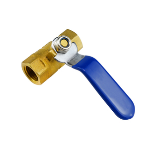Interrupteur d'atomisation Ag 9.52mm, robinet à tournant sphérique en cuivre à double filetage femelle 1/4 ", raccords de tuyau de pulvérisation de jardin - Product Image 1