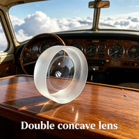 Dia 45mm Double Concave Lens Biconcave Lenses K9 Glass OEM Wholesale F Optic Instruments Camera Projectors Telescope Binoculars