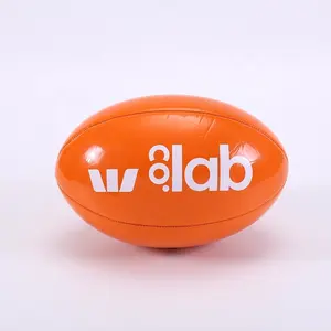 Promotion Günstige Maschinen stich Mini-Größe Benutzer definierter Druck Benutzer definierte Kugel Größe 5 Rugby-Ball-Trainings geräte