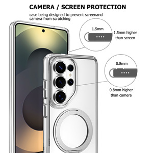 Funda Magnética con Brillantina para Samsung <span class=keywords><strong>Galaxy</strong></span> S26 Ultra, Funda con Soporte Giratorio de <span class=keywords><strong>360</strong></span> Grados, Funda Protectora Antigolpes para S26 Plus S26 - Product Image 5