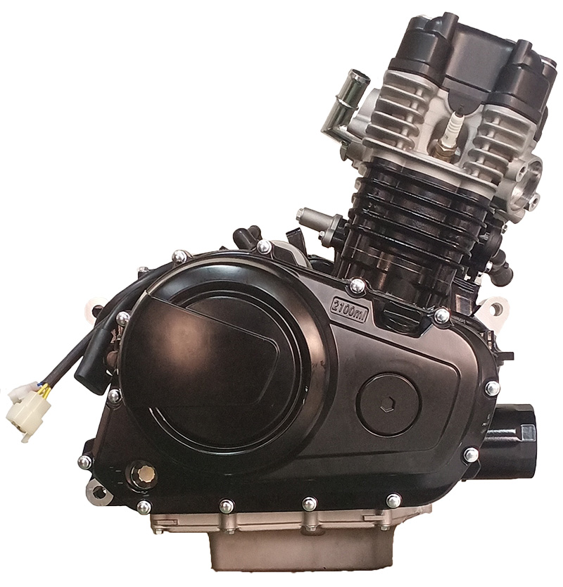 4ストローク2気筒水冷6速400ccモーターサイクルエンジン