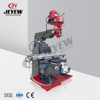 Mini-fraiseuse à tourelle M5 de haute précision, durable et compacte, fabriquée en Chine