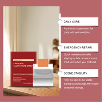 Bandes Orales Liposomales de L-Glutathion à Dissolution Rapide, Marque Privée OEM, pour le Blanchiment de la Peau, Vitamine C, Bandes Orales de L-Glutathion