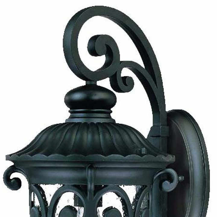 HMS Naples 1-Light Modern Wall Light 12W Matte Black Stainless Steel Aluminum IP65 Warm White 3000K Long Strip for Outdoor 12V