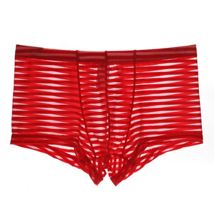 Lot <span class=keywords><strong>de</strong></span> 10 slips sexy pour hommes en maille respirante, taille basse, transparents, style cool, sous-vêtements pour adultes - Product Image 4