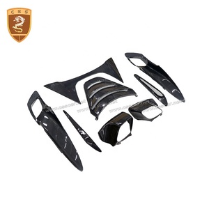 Seco de fibra de carbono estilo OEM motor trasero Panel de cubierta de 17-19 <span class=keywords><strong>Mclaren</strong></span> 720S <span class=keywords><strong>Coupe</strong></span> Coche - Product Image 3