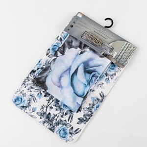 Ensemble de salle de bain de peinture numérique moderne de luxe rideau de <span class=keywords><strong>douche</strong></span> en Polyester résistant à l'eau tapis de bain en <span class=keywords><strong>mousse</strong></span> à mémoire de forme antidérapant Design floral - Product Image 5