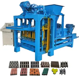 China concrete earth brick making machine automatic eco cement hollow for bangladesh mold price video