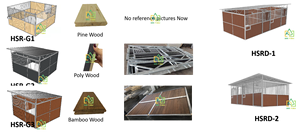 13x13ftヨーロッパスタイルカスタマイズ高密度竹製ポータブル馬小屋一時的な馬小屋 - Product Image 6