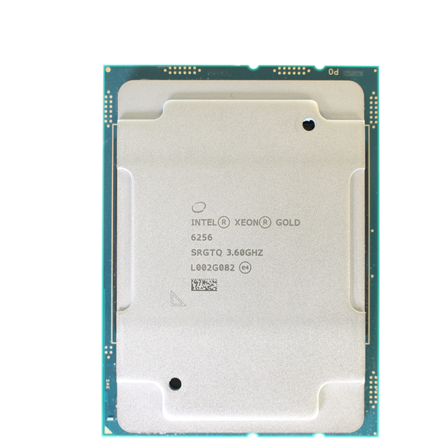 CPU Intel Xeon Gold 6256 Processor (33M Cache, 3.60 GHz) FC-LGA14B CD8069504425301 SRGTQ CPU 6256