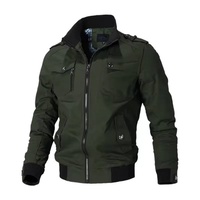 Nouvelle Version – Blouson Décontracté Écologique et Respirant pour Homme Jeune, Col Montant, Hiver, Coton, Polyester, Toile Imperméable, Style Universitaire