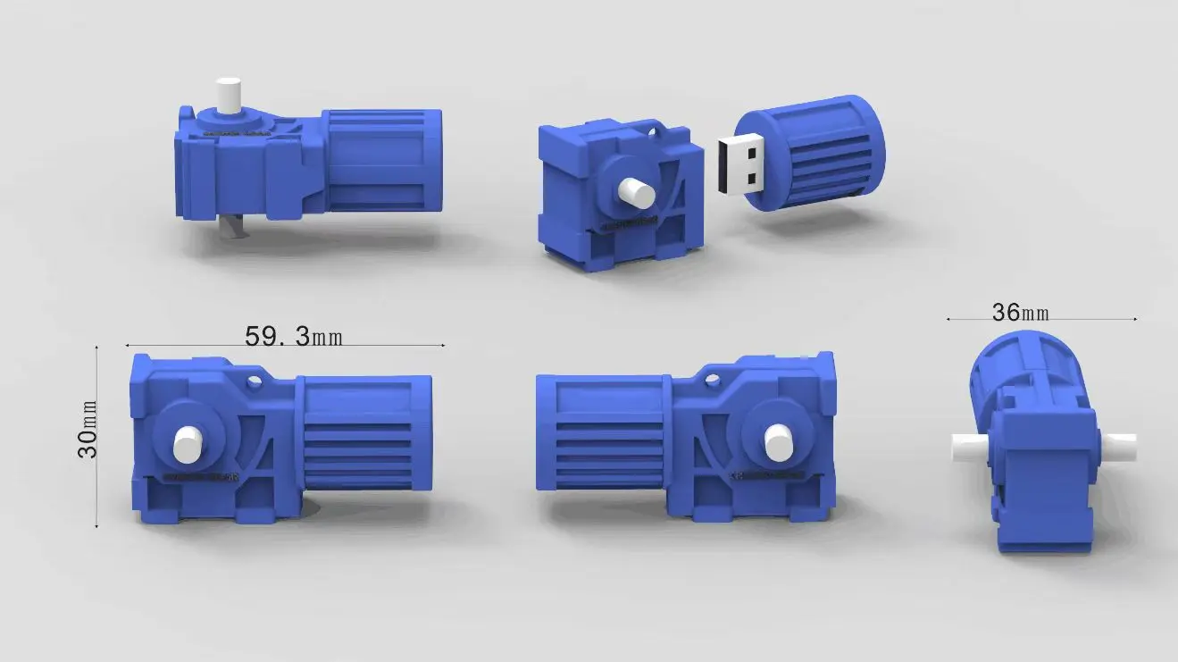 Customized 2D 3D Soft PVC USB Flash Drive Truck Car New Shape USB
