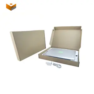 Không In Ấn Sang Trọng Rỗng Giấy Sóng Carton Máy Tính Xách Tay Gửi Thư Phổ Bao Bì Hộp Cho Macbook 13.3/14.1/15.6/17.3