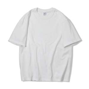 เสื้อยืดผู้ชายผ้าฝ้ายแท้ 300 กรัม ลายโลโก้แบบกำหนดเอง พร้อมลายปักแบบโปร่ง สำหรับของขวัญลำลองสุดหรู - Product Image 1