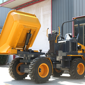 Высококачественный мини-колесный погрузчик-погрузчик с самозагружающейся кабиной, дизельный двигатель, вращение на 260 °, ведро для фермерского сада - Product Image 2