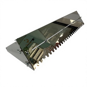 Truelle à encoches en acier inoxydable, applicateur d'adhésif industriel ODM, longueur réglable (500mm-900mm), tailles de dents de scie (10mm/12mm/15mm) - Product Image 1