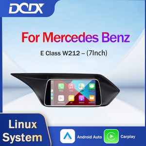 Reproductor de DVD para Auto con Sistema Linux de 7 Pulgadas, Música y Navegación para Mercedes Benz Clase E W212, Radio Estéreo para Auto, Pantalla IPS, Unidad Principal, Carplay - Product Image 1