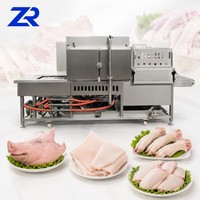 Machine entièrement automatique de brûlage des têtes et des pattes de mouton pour abattoir