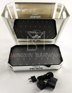 Thiết kế chuyên nghiệp hình lục giác hình dạng cao cấp rượu sâm banh phát quang mát công suất lớn Xô đá - Product Image 6