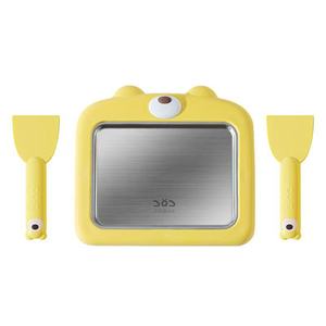 Homemade Yogurt Fried Ice <b>Maker</b> 24x22x4.4cm Manual Plastic Ice <b>Cream</b> <b>Maker</b> With 2 Scoops For Fruit Yogurt Dessert - Product Image 5