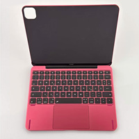 Clavier magnétique à commutateur ciseaux personnalisé avec coque en alliage d'aluminium pour iPad Pro 11" 2018/2020/2021/2022