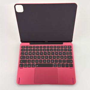 Funda con Teclado para Tablet de Aleación de Aluminio Completa para iPad de 11 Pulgadas, Conexión Magnética Pogo Pin, Teclado Mágico, Personalización de Fábrica - Product Image 3