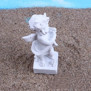 Artesanía de resina de Ángel blanco ecológico transfronterizo, adornos de <span class=keywords><strong>terapia</strong></span> psicológica, figuras para escritorio del hogar, regalos de paisaje - Product Image 3