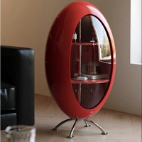 Table d'appoint de style Bauhaus, table basse de designer premium en ABS avec rangement créatif pour salon et salle d'accueil