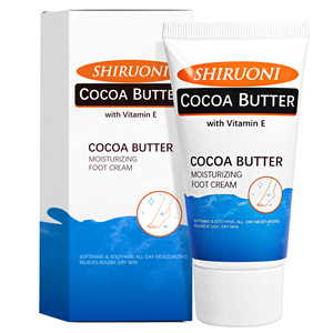 Vente en gros de beurre de cacao de marque privée, crème pour les mains et les pieds avec de la vitamine E, crème hydratante blanchissante et réparatrice pour les pieds - Product Image 2