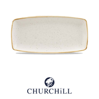 Plateau de service rectangulaire Barley White 29,5 × 15 cm Churchill Stonecast Swhsop11