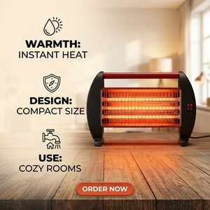 <span class=keywords><strong>Calentador</strong></span> <span class=keywords><strong>Eléctrico</strong></span> Portátil de Cuarzo de Alta Calidad y Ligero para Escritorio, Venta al Por Mayor |   Certificado CE contra vuelcos - Product Image 2