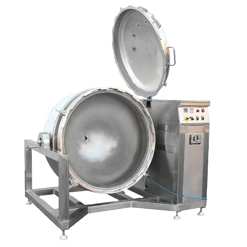 المصنع مباشرة توريد منتج عادي ماكينات الطبخ حجم 500L الصناعية للفاصوليا