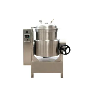 Industrial Automatic Vacuum Sugar Cooking Electromagnetic Heating Bottom Sugar Cooking Pot Machine