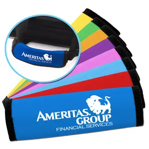 Promotional Neoprene hand grip luggage wrap used in airline