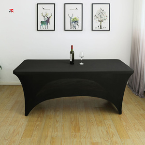 Copritavolo Elastico in Spandex Personalizzato 6FT per Tavoli Rettangolari, Ideale per Eventi all'Aperto, Hotel, Matrimoni e Banchetti - Product Image 2