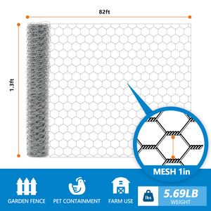 ตาข่ายเหล็กกล้าคาร์บอนต่ำ SanXING รูปหกเหลี่ยม สำหรับกรงเลี้ยงสัตว์ปีก - Product Image 1